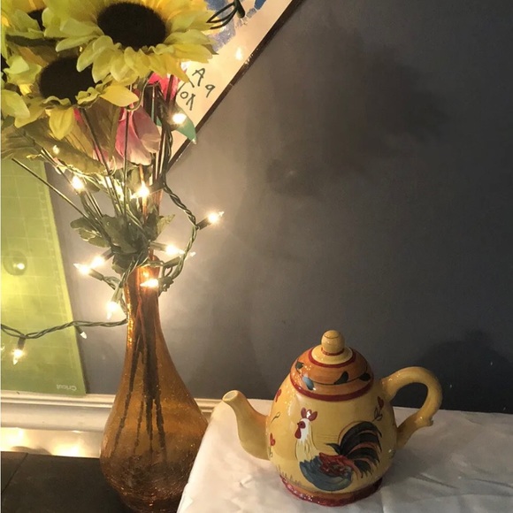 ❄️Rooster Teapot 6”part of Heartfelt Kitchen Creations by Young’s Inc.❄️ - Picture 6 of 6